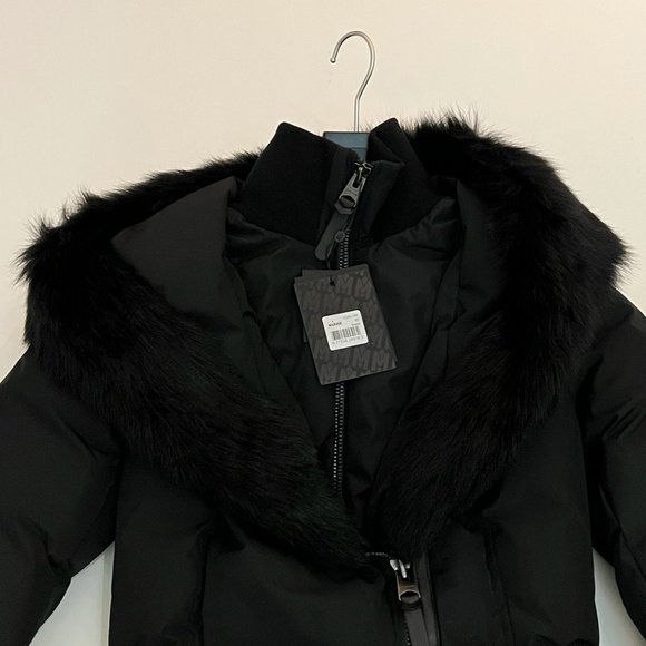 MACKAGE ADALI-SH BLACK XS - LADIES LUXURY COAT BRAND NEW W/TAGS - Picture 3 of 12